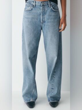 NWT Agolde Low Slung Baggy Petite Women’s Size 32